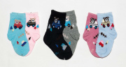Носки универсальный разноцветный+мишки+машина Ку