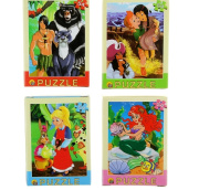 Игрушка пазл Рыжий кот "Любимые мультфильмы" (54 деталей/картон/универсальная)