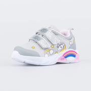 Кроссовки для девочки Котофей 144217-71 (серые/текстиль)