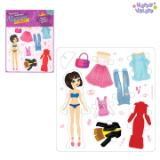 Игрушка кукла плоская Happy Valley Модный образ: городская модница (/пластик/для девочки)