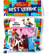 Конструктор пластиковые детали ЕАС  Блочный "Девчонки"  дет. 4936458