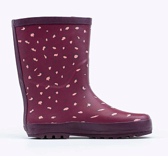 Резиновые сапожки для девочки Котофей 766077-11 