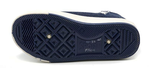 Кеды для девочки Канарейка F561-1-BLUE 