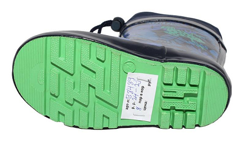 Резиновые сапожки для мальчика Капитошка B8489 