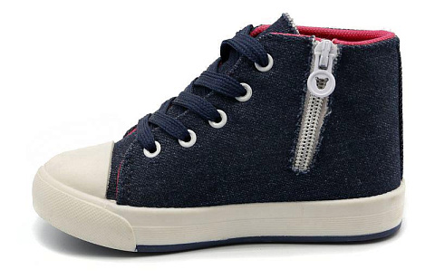 Кеды для девочки Канарейка F561-1-BLUE 