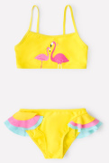 Купальник для девочки желтый Crockid ТК 17007/3