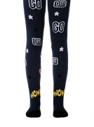 Колготки Conte kids 4С-06СП   (графит/хлопок 72%, полиамид 25,5%, эластан 2,5%)