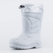 Резиновые сапожки для девочки Котофей 765002-12 (серебристый/ЭВА)