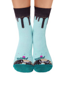 Носки для девочки светло-голубой Conte Classic 7С-22СП