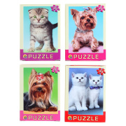 Игрушка Мини-пазл Рыжий кот Домашние любимцы (35 деталей/картон/универсальная)