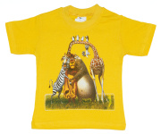 Футболка универсальный желтый мадагаскар PITIKI