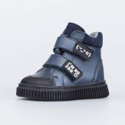 Ботинки для девочки Котофей 152349-32 (синий/натуральная кожа)