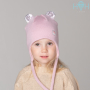 Шапка Hooh loon розовый (100% акрил верх, 100% хлопок подклад) Ш320-58331781