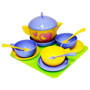 Набор посуды ООО Пластмассы Чайное трио (универсальный/пластик)