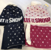 Шапка Conte Cids разные цвета комплект (30% шерсть, 70% акрил) 18С-140-141-СП