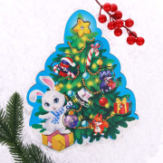 Игрушка рамка-вкладыш Лесная мастерская «Новогодняя рыбалка с зайкой» (/дерево/универсальная)