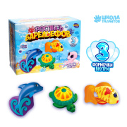 Набор для творчества Школа талантов Морские друзья (/универсальный/гипс)