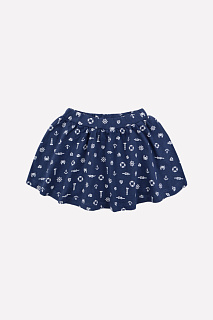 Юбка для девочки серый меланж Crockid