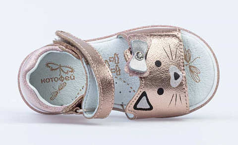 Сандалии для девочки Котофей 122154-22 