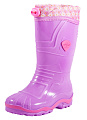 Резиновые сапожки для девочки Котофей 566097-11 
