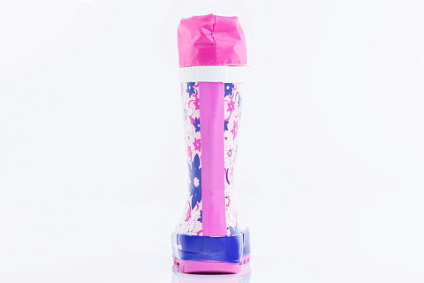 Резиновые сапожки для девочки Котофей 366174-11 