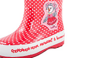 Резиновые сапожки для девочки Котофей 166048-11 