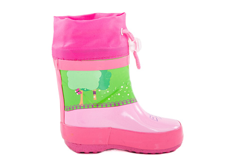 Резиновые сапожки для девочки Котофей 166047-11 